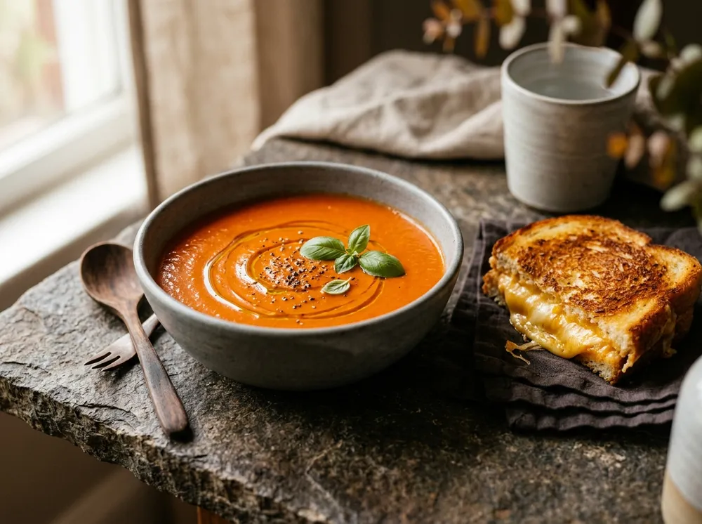 Roasted Tomato Basil Soup