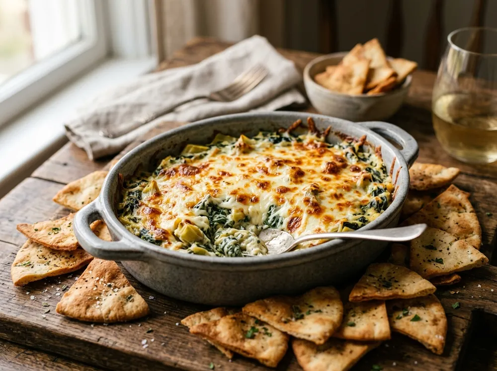 Warm Spinach Artichoke Dip